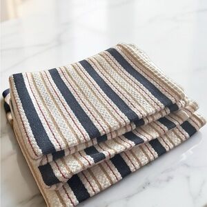 Williams Sonoma Multicolor Cotton Towels Set of 3